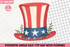 Patriotic Uncle Sam Hat Clipart Bundle