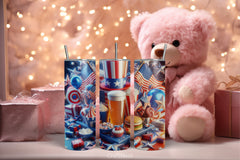 4th of July Tumbler Wrap Bundle 38 - CraftNest - Digital Crafting and Art