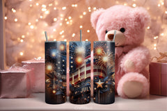 4th of July Tumbler Wrap Bundle 119 - CraftNest - Digital Crafting and Art