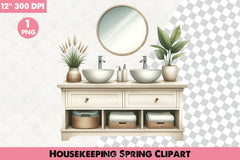 Housekeeping Spring Clipart Bundle - CraftNest - Digital Crafting and Art