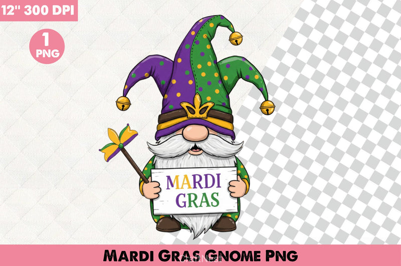 Mardi Gras Gnome Clipart Bundle - CraftNest - Digital Crafting and Art