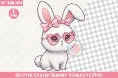 Glitter Easter Bunny Clipart Bundle - CraftNest - Digital Crafting and Art
