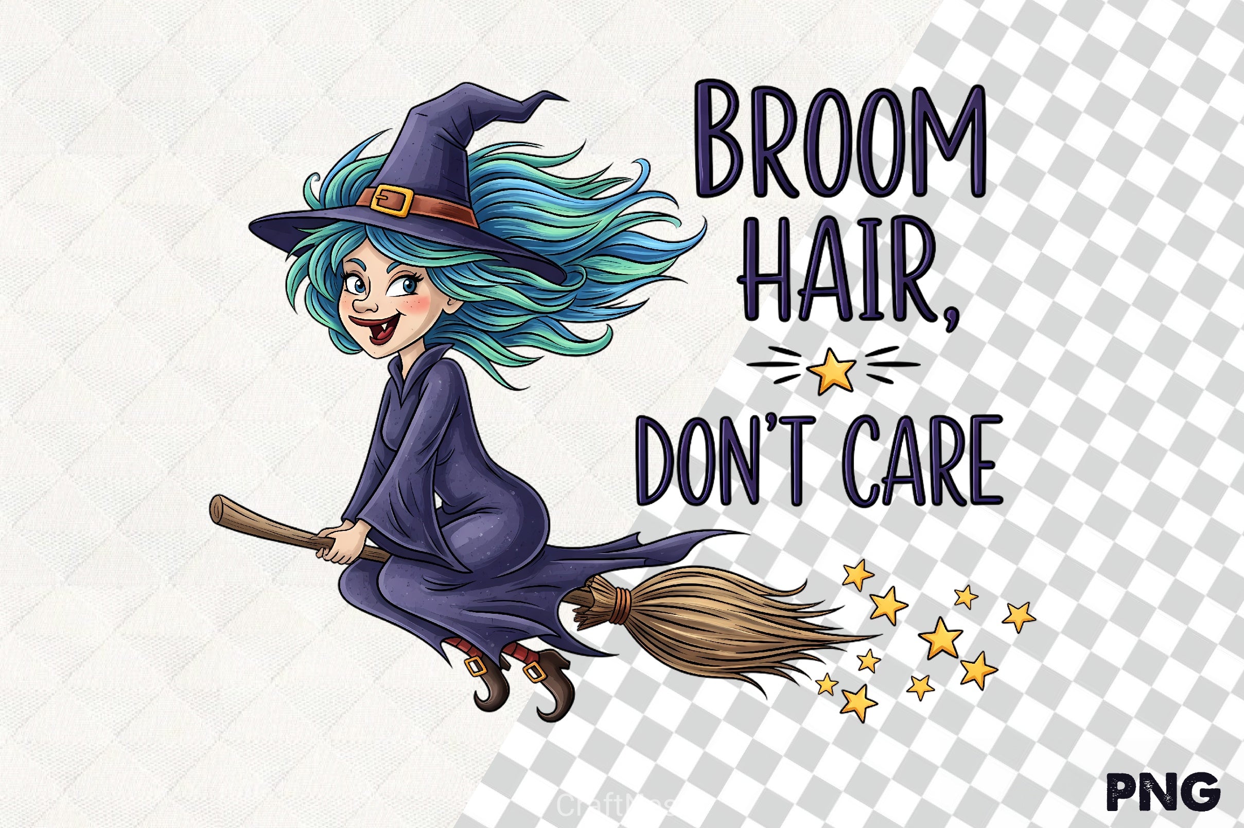 Broom Hair Clipart Bundle - CraftNest - Digital Crafting and Art