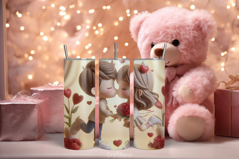 Valentine Tumbler Wrap Bundle 80 - CraftNest - Digital Crafting and Art