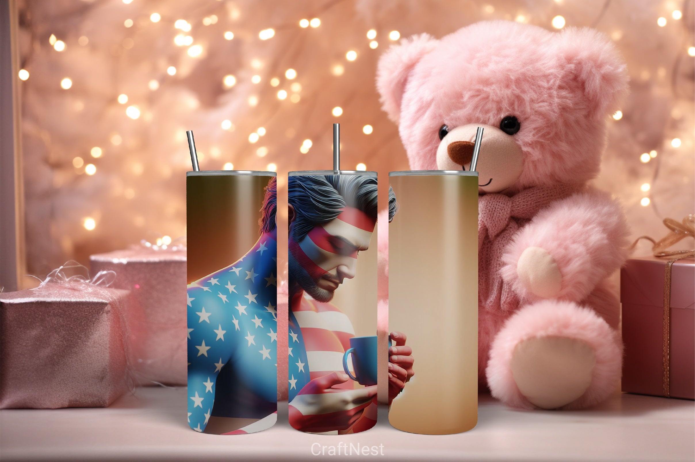 4th of July Tumbler Wrap Bundle 139 - CraftNest - Digital Crafting and Art