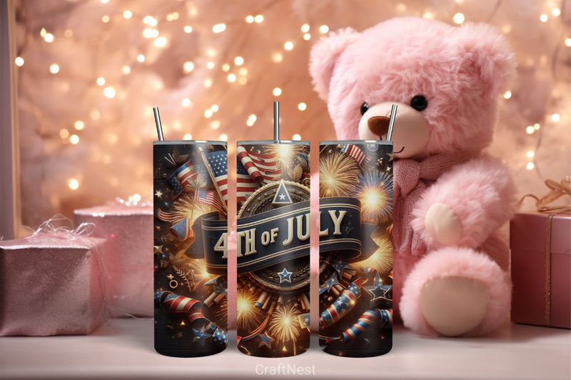 4th of July Tumbler Wrap Bundle 96 - CraftNest - Digital Crafting and Art