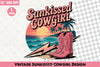 Vintage Sunkissed Cowgirl Clipart Bundle 1