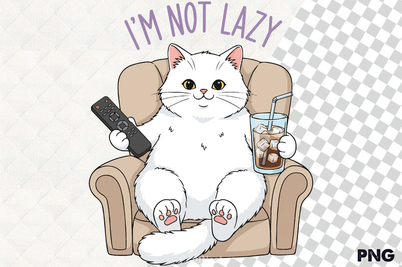 Relaxed Cat Clipart Bundle - CraftNest - Digital Crafting and Art