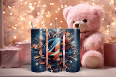 4th of July Tumbler Wrap Bundle 24 - CraftNest - Digital Crafting and Art