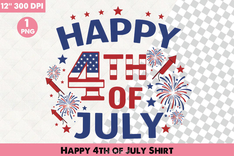 Happy 4th of July Shirt Clipart Bundle - CraftNest - Digital Crafting and Art