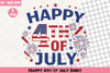 Happy 4th of July Shirt Clipart Bundle