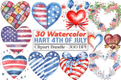 4th of July Clipart Bundle 20 - CraftNest - Digital Crafting and Art