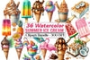Summer Ice Cream Clipart Bundle 9