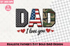 Father's Day Bold Dad Design Clipart Bundle