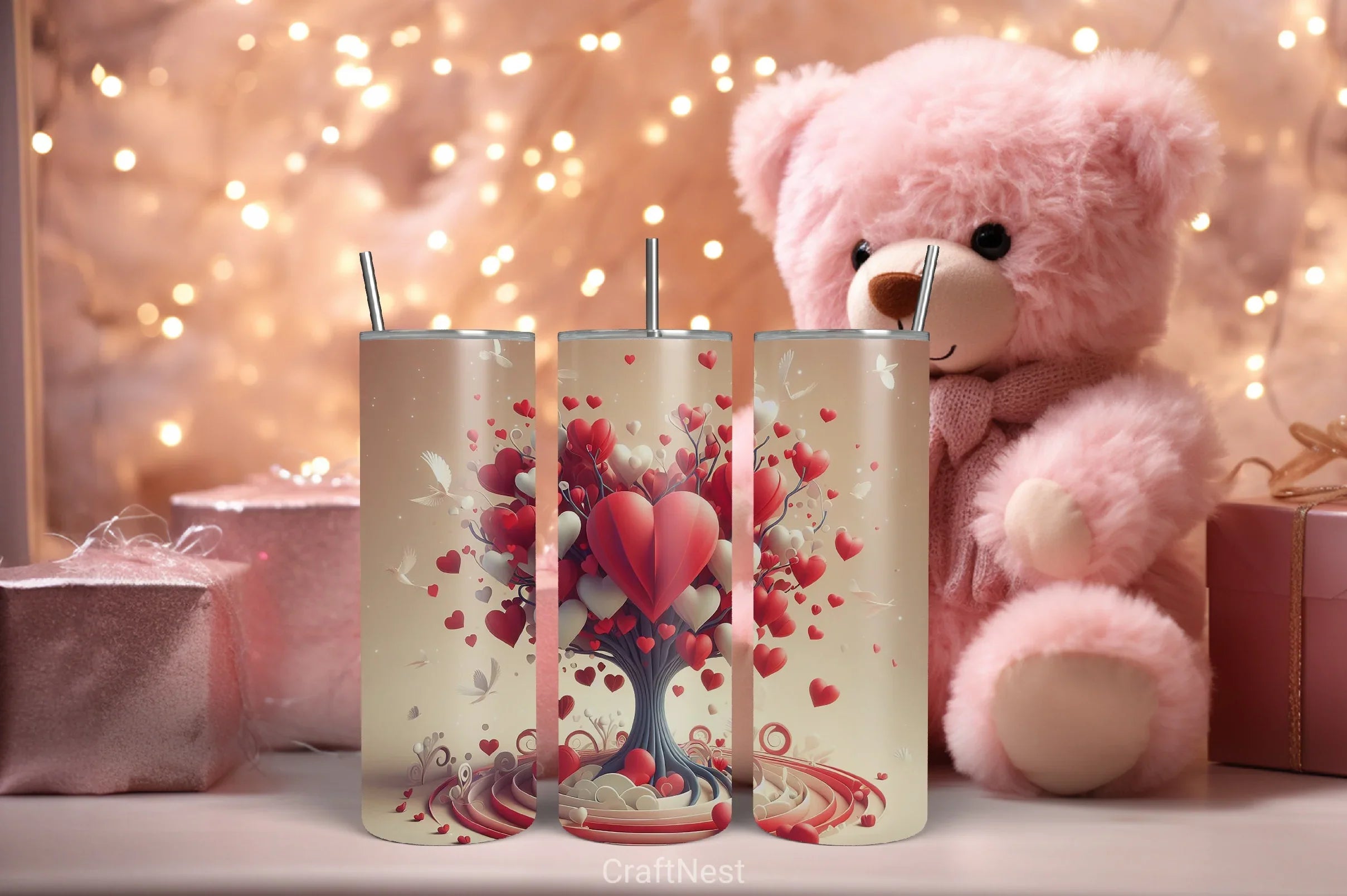 Valentine Tumbler Wrap Bundle 38 - CraftNest - Digital Crafting and Art