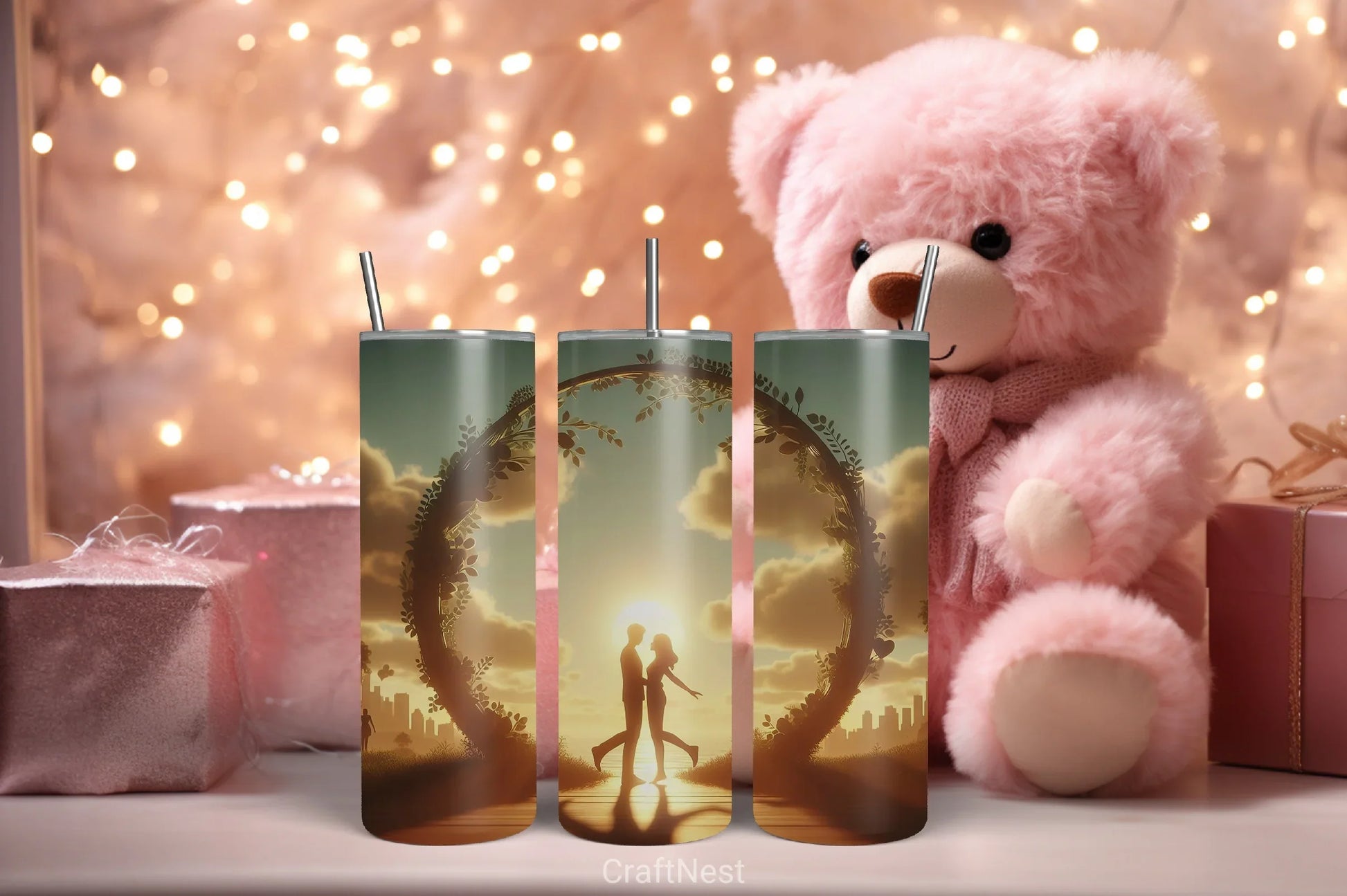 Valentine Tumbler Wrap Bundle 7 - CraftNest - Digital Crafting and Art