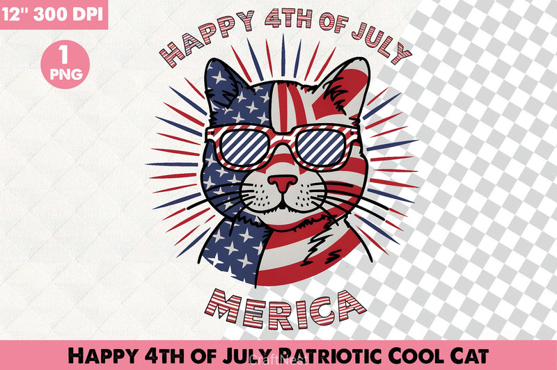 Patriotic Cat Clipart Bundle - CraftNest - Digital Crafting and Art