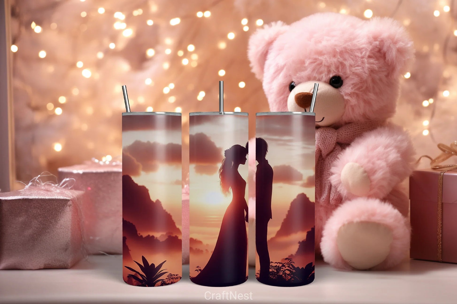 Valentine Tumbler Wrap Bundle 10 - CraftNest - Digital Crafting and Art