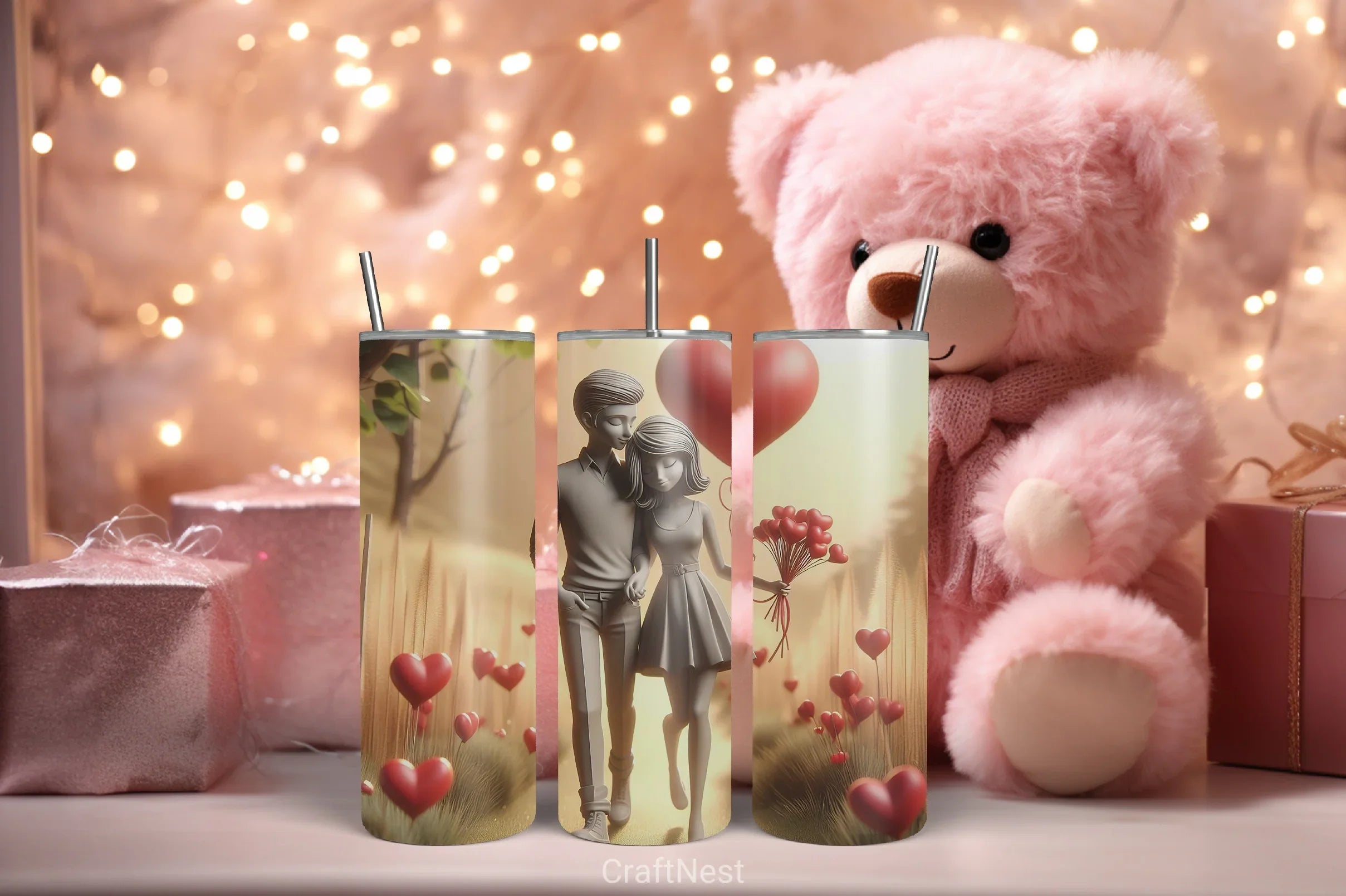 Valentine Tumbler Wrap Bundle 85 - CraftNest - Digital Crafting and Art