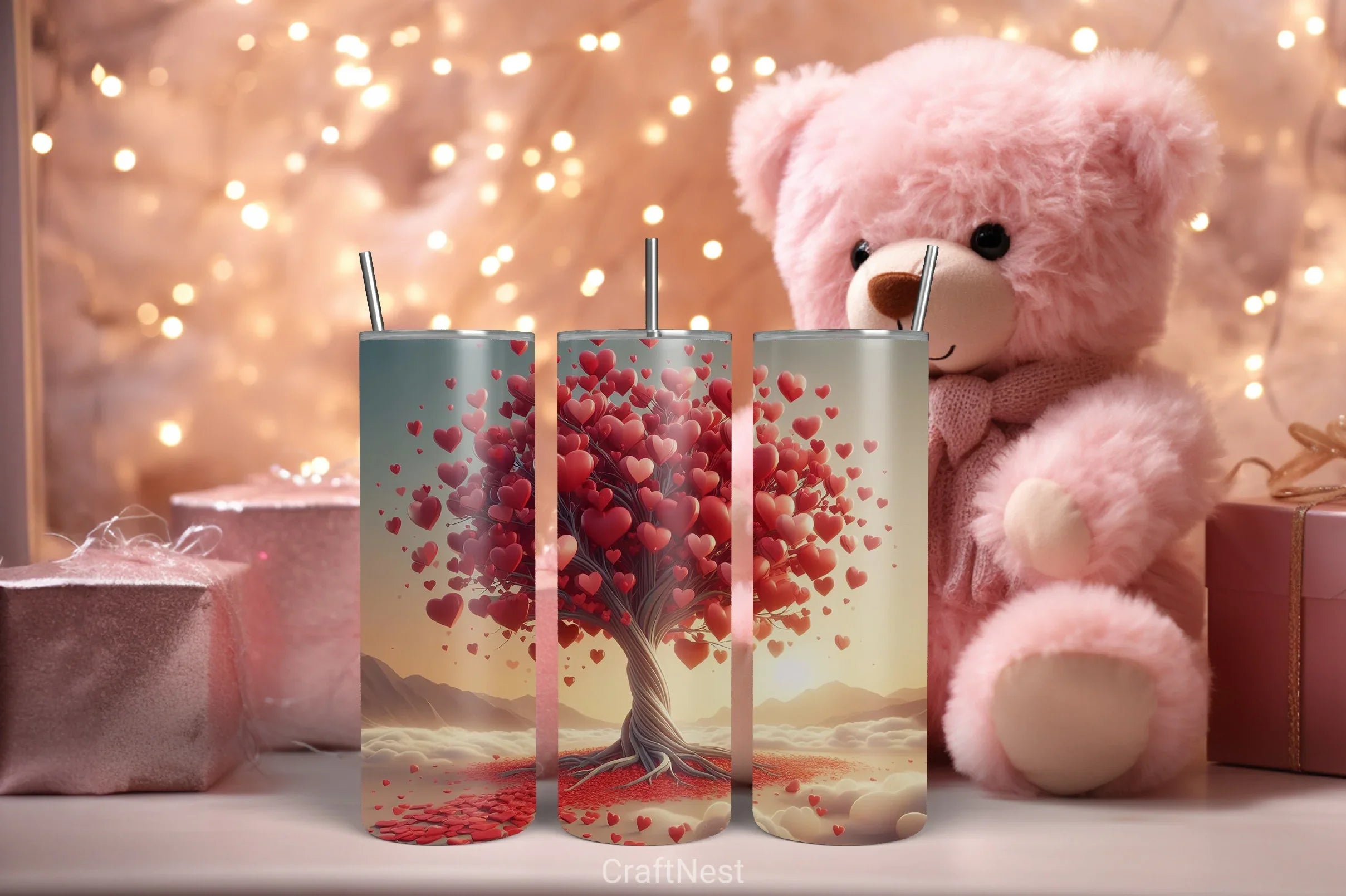 Valentine Tumbler Wrap Bundle 1 - CraftNest - Digital Crafting and Art