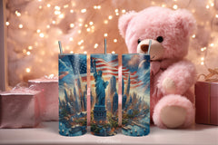 4th of July Tumbler Wrap Bundle 117 - CraftNest - Digital Crafting and Art