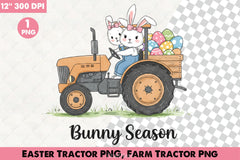 Easter Tractor Farm Clipart Bundle - CraftNest - Digital Crafting and Art