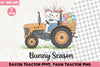 Easter Tractor Farm Clipart Bundle