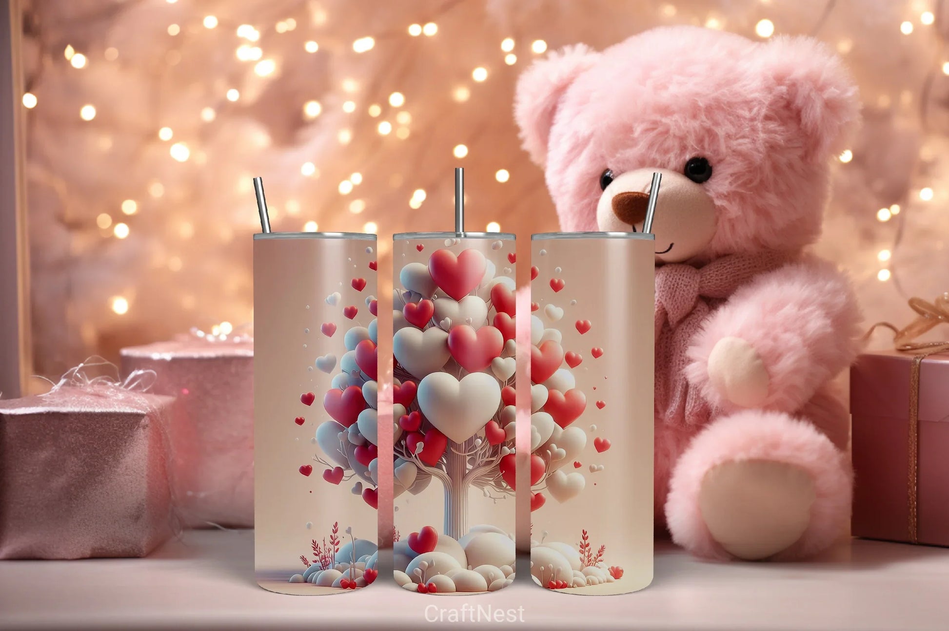 Valentine Tumbler Wrap Bundle 50 - CraftNest - Digital Crafting and Art