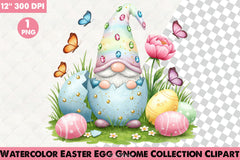 Easter Egg Gnome Clipart Bundle 1 - CraftNest - Digital Crafting and Art
