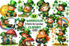 St. Patrick's Day Leprechaun Clipart Bundle 2