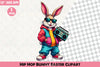 Hip Hop Bunny Easter Clipart Bundle