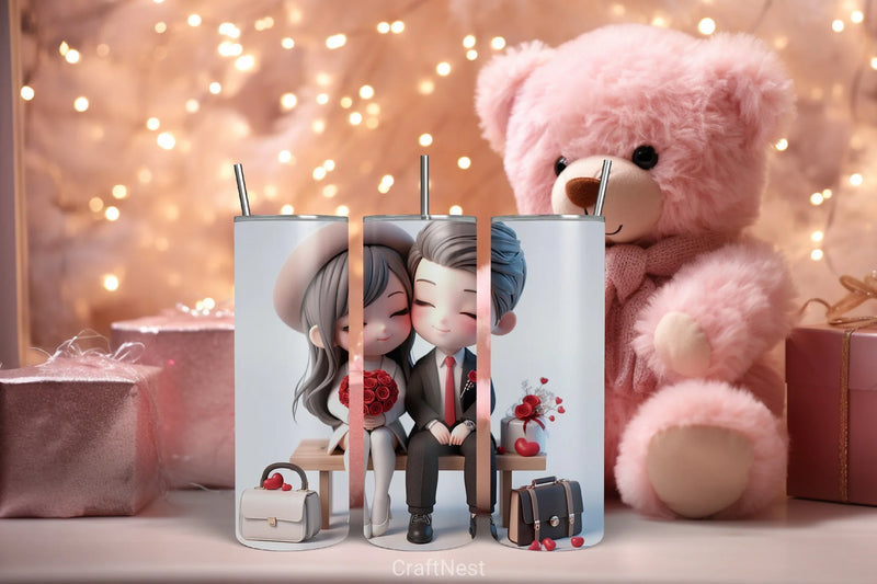 Valentine Tumbler Wrap Bundle 84 - CraftNest - Digital Crafting and Art