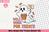 Will Work For Treats Ghost Tee Bundle
