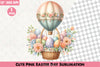 Cute Pink Easter Clipart Bundle 2