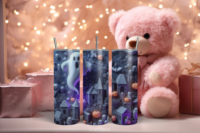 Halloween Tumbler Wrap Bundle 19 - CraftNest - Digital Crafting and Art