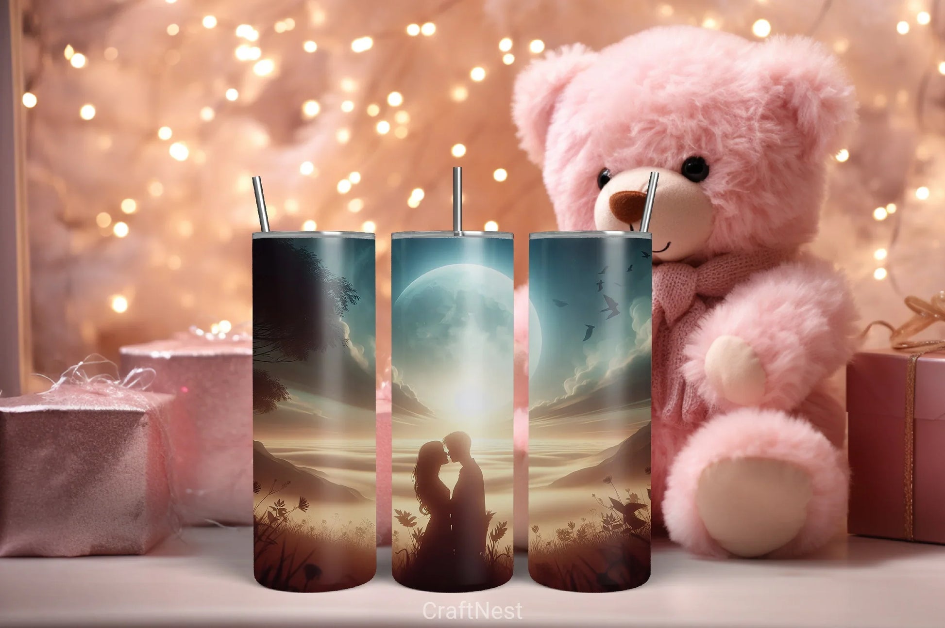 Valentine Tumbler Wrap Bundle 2 - CraftNest - Digital Crafting and Art