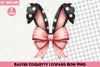 Easter Coquette Leopard Bow Clipart Bundle