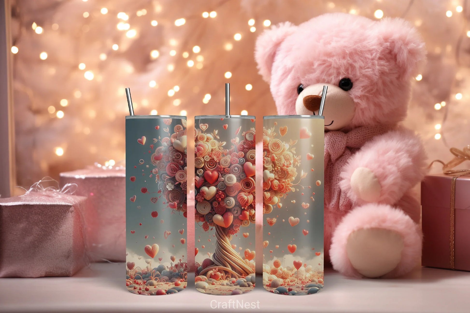 Valentine Tumbler Wrap Bundle 61 - CraftNest - Digital Crafting and Art