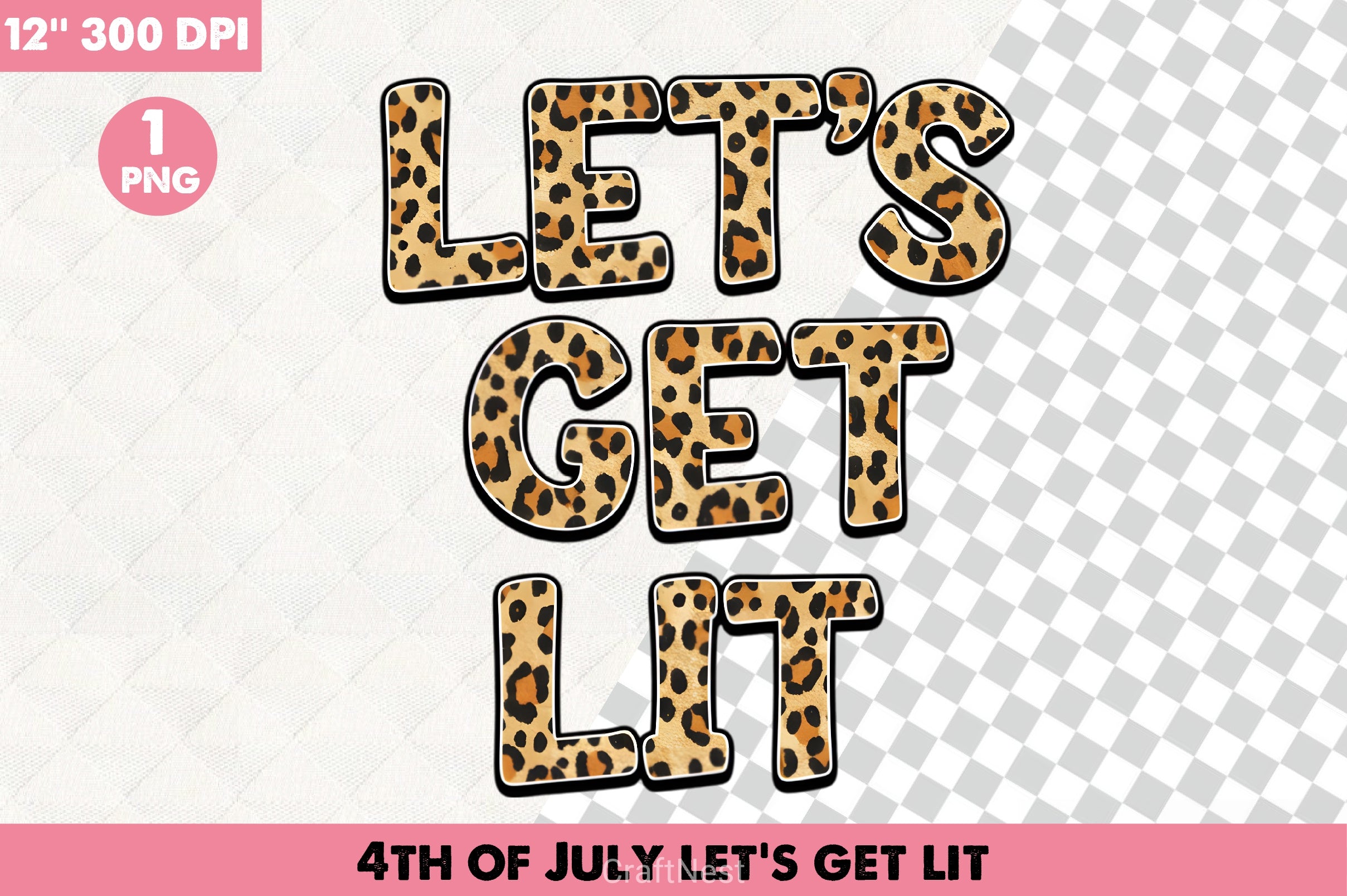 4th of July Let's Get Lit Clipart Bundle - CraftNest - Digital Crafting and Art