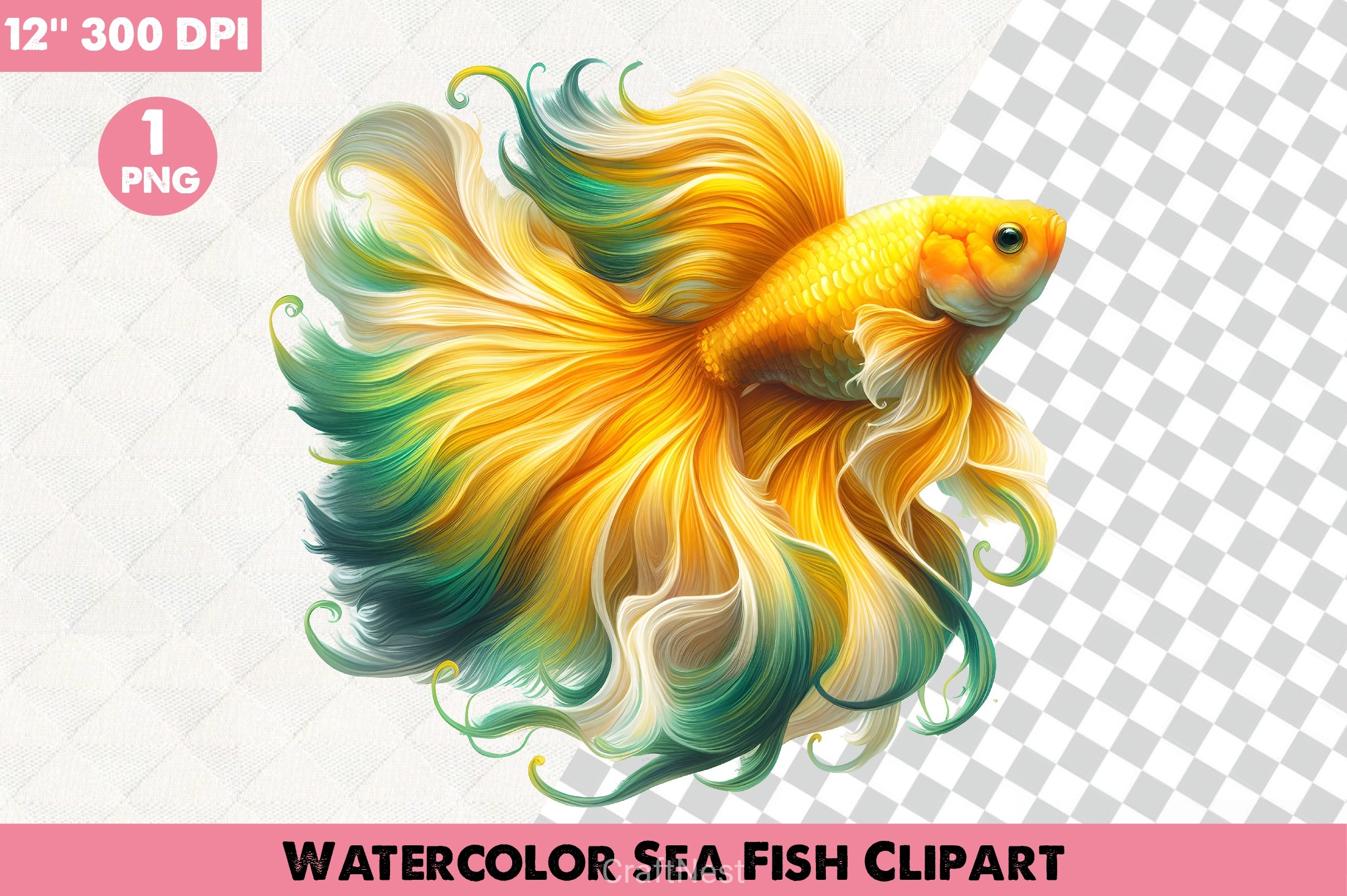 Sea Fish Clipart Bundle - CraftNest - Digital Crafting and Art