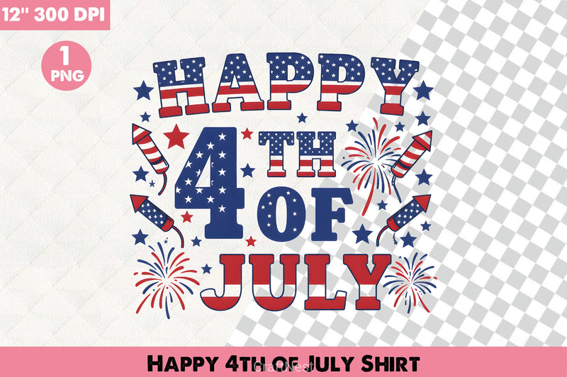 Happy 4th July Shirt Clipart Bundle - CraftNest - Digital Crafting and Art