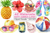 Happy Summer Clipart Bundle 6