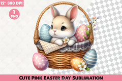 Cute Pink Easter Clipart Bundle - CraftNest - Digital Crafting and Art
