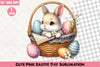 Cute Pink Easter Clipart Bundle