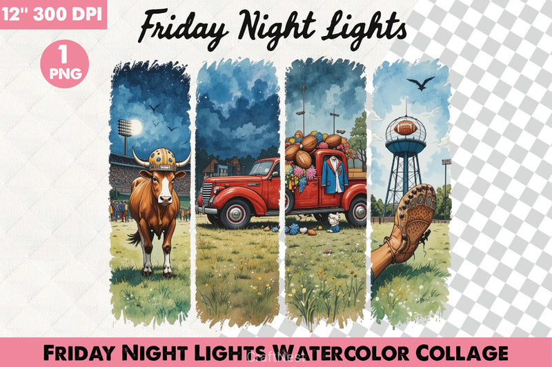 Friday Night Lights Clipart Bundle - CraftNest - Digital Crafting and Art