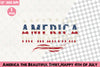 America The Beautiful Shirt Clipart Bundle