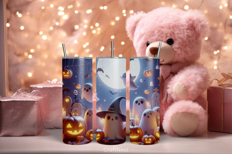 Halloween Tumbler Wrap Bundle 11 - CraftNest - Digital Crafting and Art