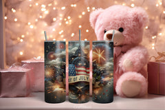4th of July Tumbler Wrap Bundle 105 - CraftNest - Digital Crafting and Art
