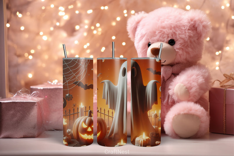 Halloween Tumbler Wrap Bundle 16 - CraftNest - Digital Crafting and Art