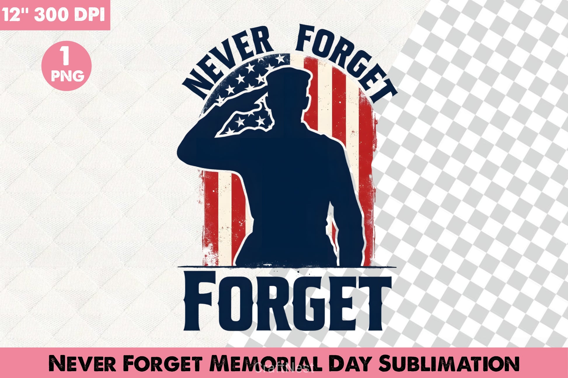 Never Forget Memorial Day Clipart Bundle 4 - CraftNest - Digital Crafting and Art
